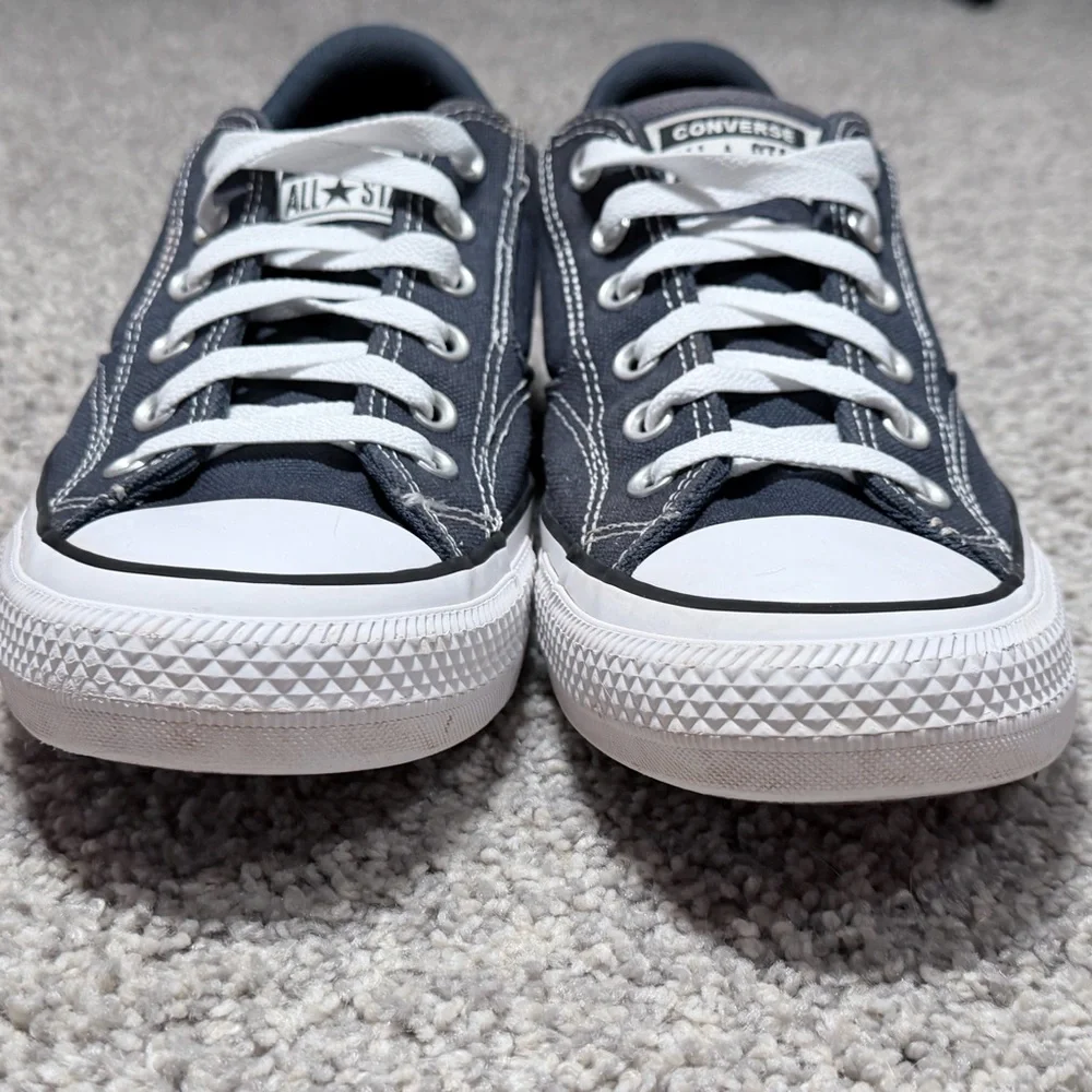 Converse All Star Low Top Sneakers Gray Canvas Lace Up Men’s 9 Women’s 11 - Picture 7 of 10